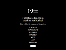 Tablet Screenshot of fotostudio-juenger.de